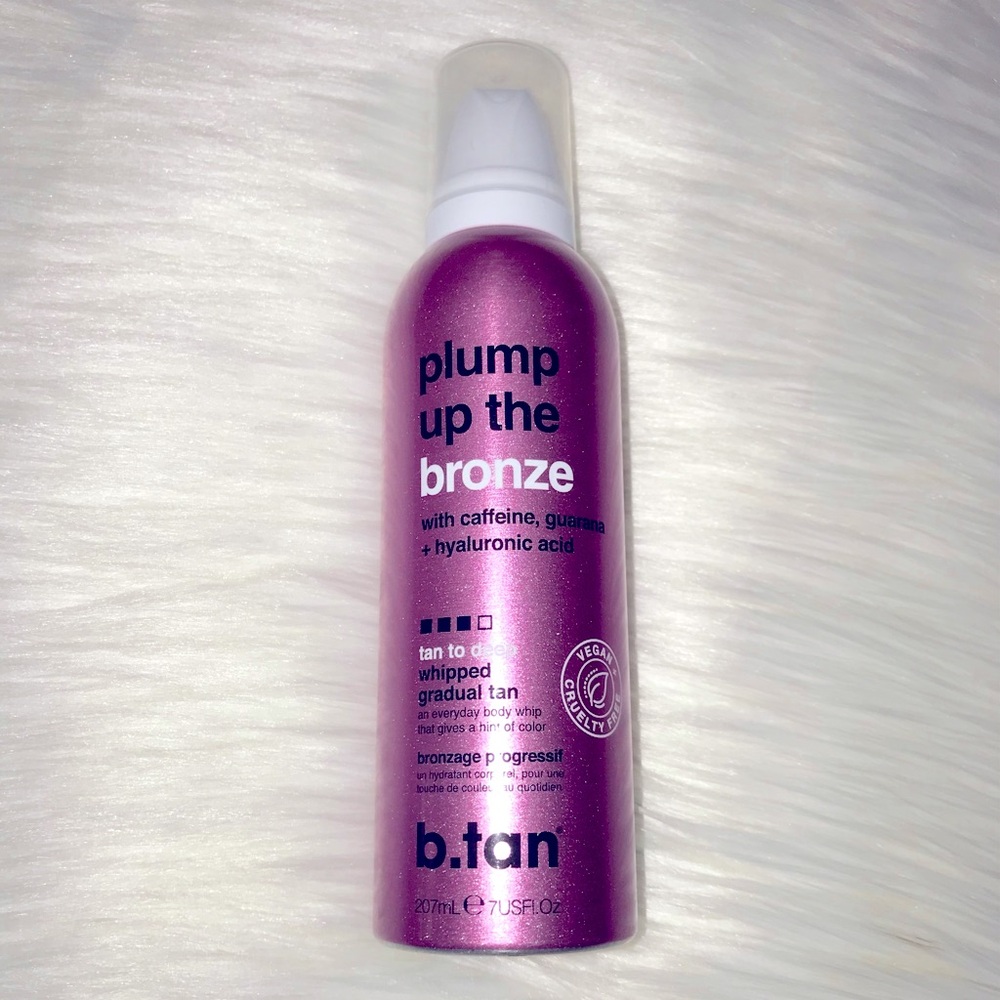 B.Tan Plump Up The Bronze Everyday Glow Whip, 7 oz Bronzer NEW